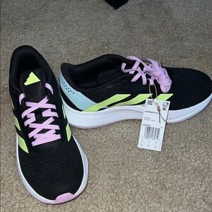 NWT! Running Shoes - Black and Lime
